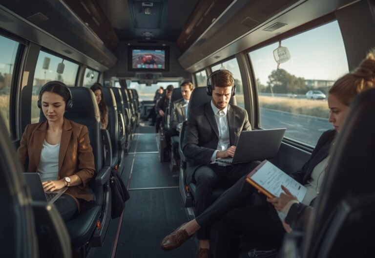How to Stay Productive While Traveling on a Bus