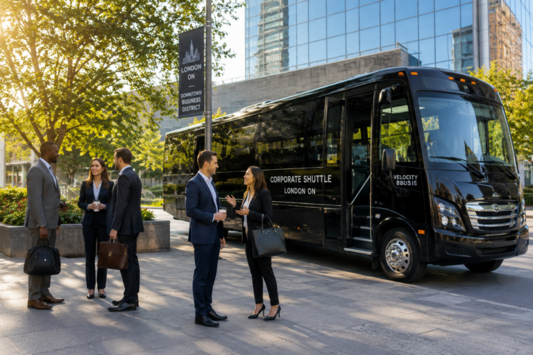 Corporate shuttle London ON for business group transportation